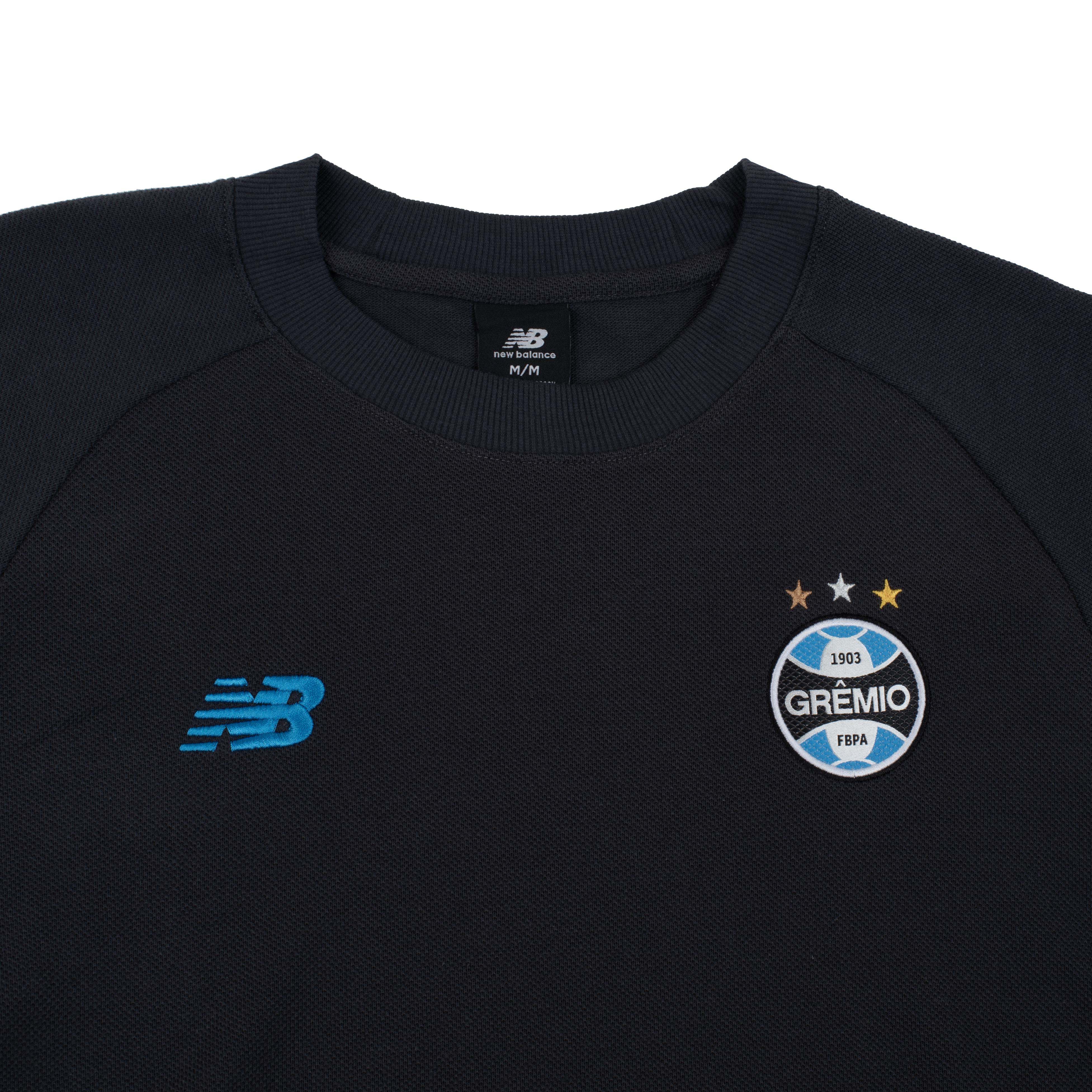 Imagem da camiseta masculina New Balance grafite para seção Vai Servir